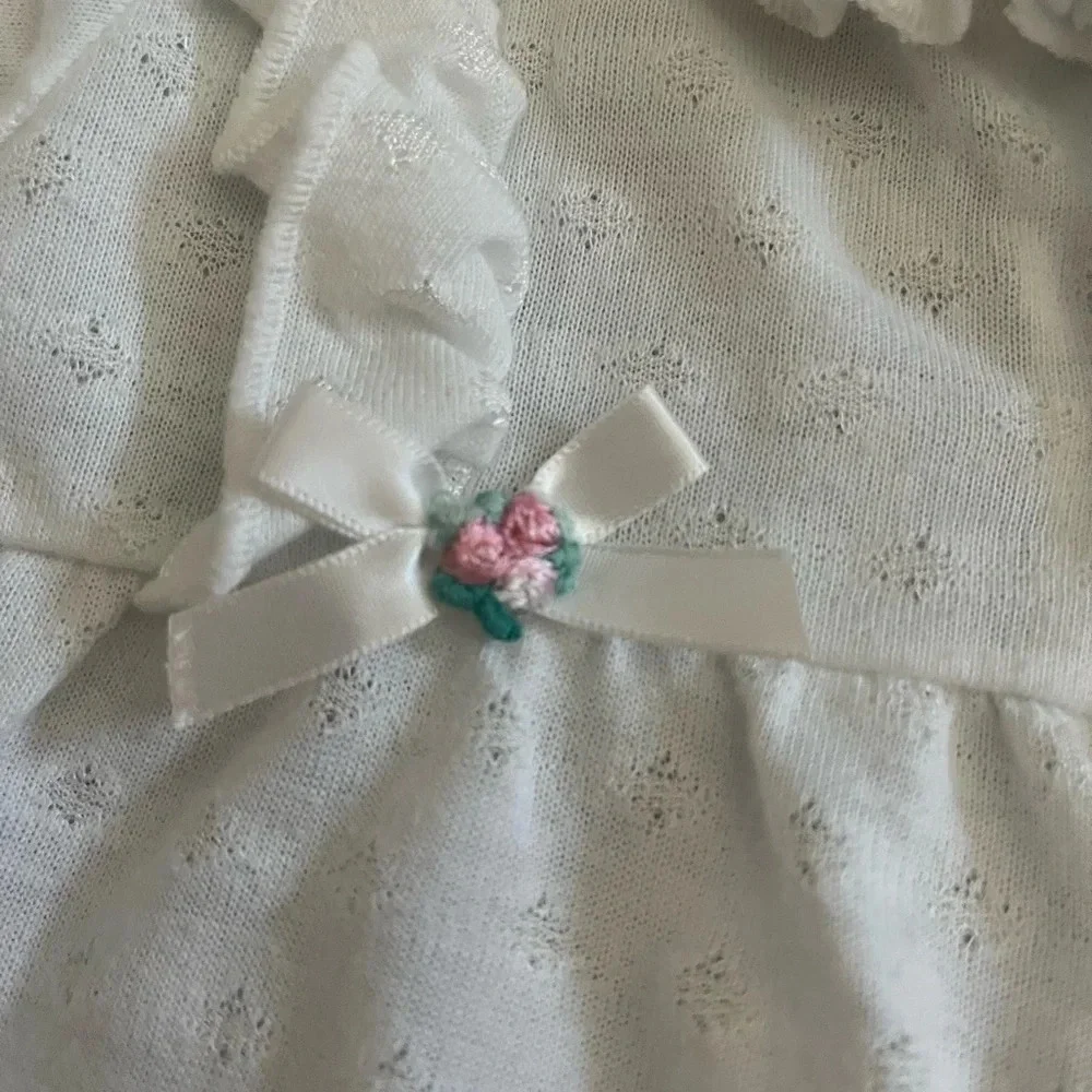 Vintage Babygro white short sleeve romper